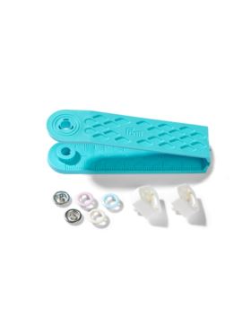 Zestaw zaciskacz + springi jersey PRYM - Love - 8 mm - 390700 - 21szt./opak.