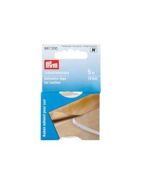 Taśma dwustronna z klejem do skóry PRYM - 12 mm - 987200 - 5mb/opak.