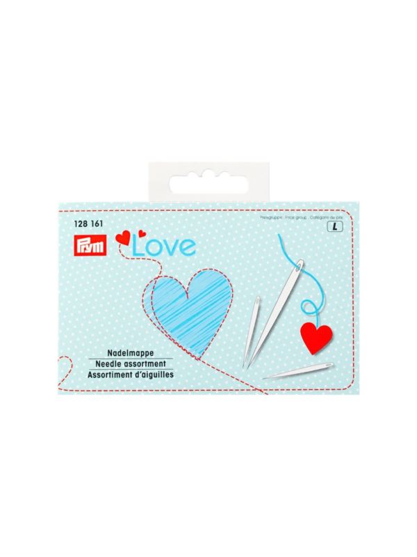 Zestaw igieł do szycia ręcznego z nawlekaczem PRYM - Love - 128161 - 29szt./opak.