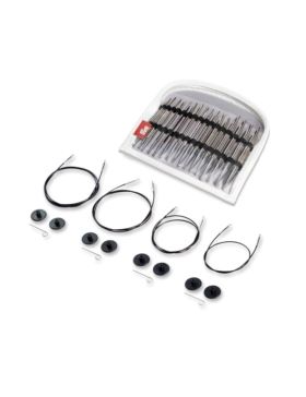 Zestaw naturalnych drutów z wymiennymi żyłkami PRYM - KnitPro - 223801