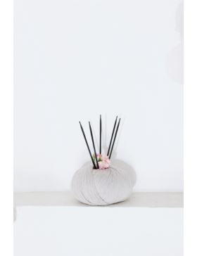 Druty do skarpet ergonomiczne PRYM - Carbon - 20 cm - 5szt./opak.