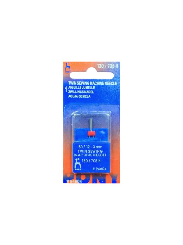 Igła do maszyn podwójna PONY - standard - rozm.80/12 3,00 mm - 94604 - 1szt./opak.