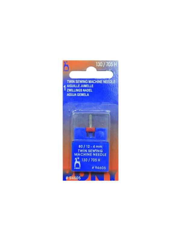 Igła do maszyn podwójna PONY - standard - rozm.80/12 4,00 mm - 94605 - 1szt./opak.