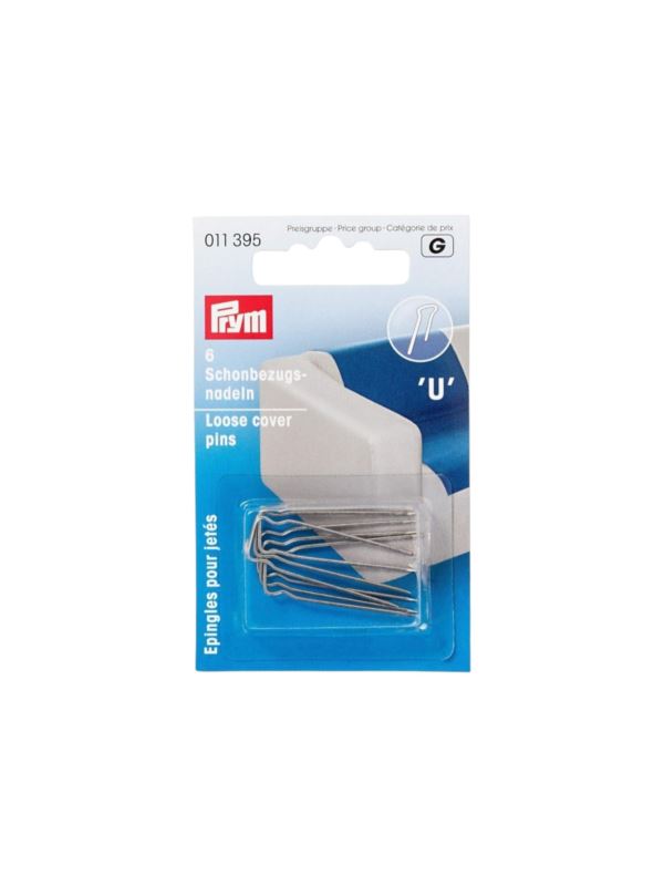 Szpilki krawieckie wygięte PRYM - U-shape - 011395 - 6szt./opak.