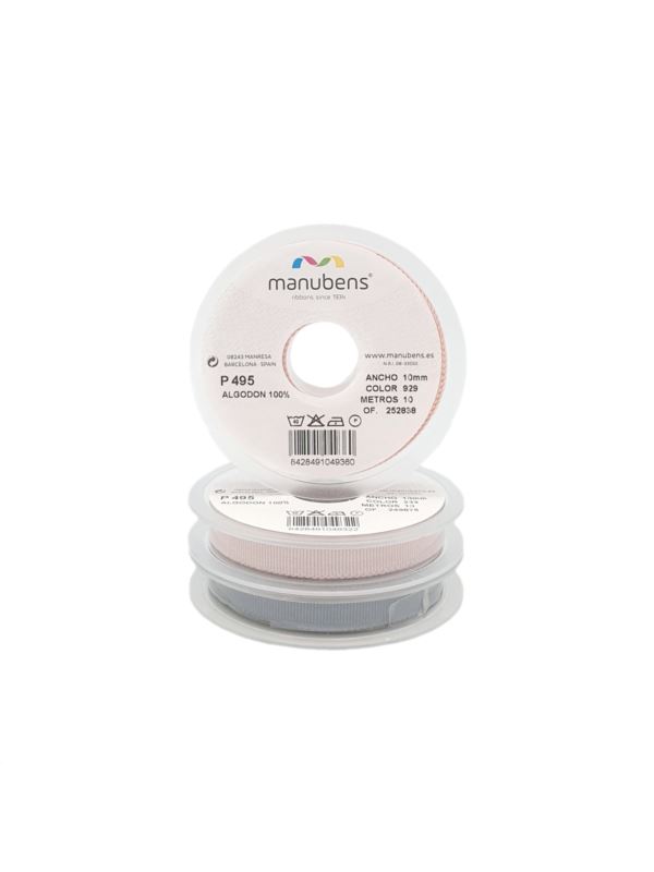 Taśma rypsowa bawełniana MANUBENS - 10 mm - 10mb/szt.