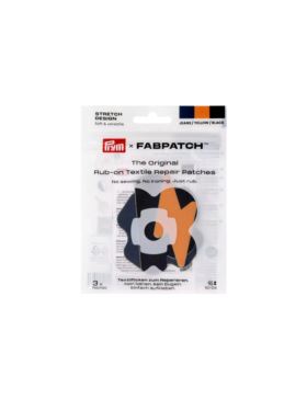 Łaty samoprzylepne PRYM x FabPatch - Stretch Design - cloud - 921014 - 3szt./opak.