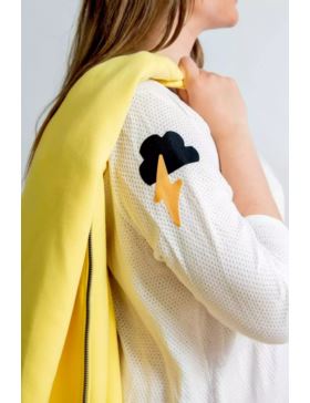 Łaty samoprzylepne PRYM x FabPatch - Stretch Design - cloud - 921014 - 3szt./opak.