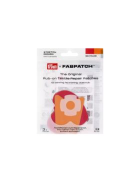 Łaty samoprzylepne PRYM x FabPatch - Stretch Design - heart - 921015 - 3szt./opak.