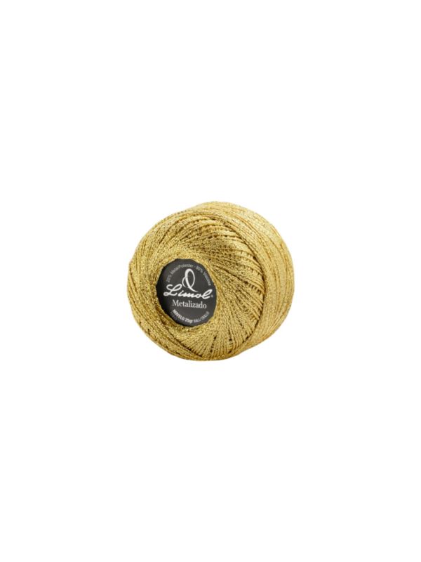 Kordonek LIMOL - Metalizado - 80% wiskoza 20% poliester - 104mb x 50g/opak.