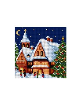 Kanwa z nadrukiem ARIADNA - 15x15 cm - 1002