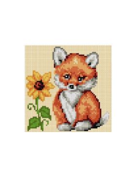 Kanwa z nadrukiem ARIADNA - 15x15 cm - 1005