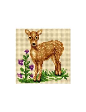 Kanwa z nadrukiem ARIADNA - 15x15 cm - 1008