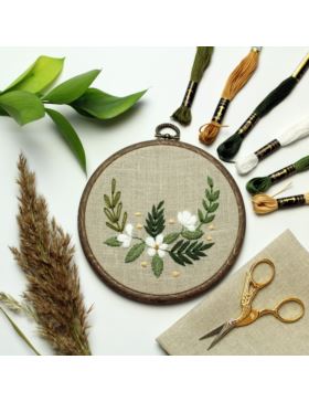 Zestaw startowy do haftu - KWIATY LETNIE