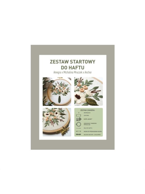 Zestaw startowy do haftu - BUKIET