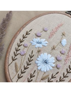 Zestaw startowy do haftu - ŁĄKA Z CYKORIĄ