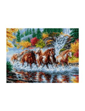 Kanwa z nadrukiem ARIADNA - 30x40 cm - 8050