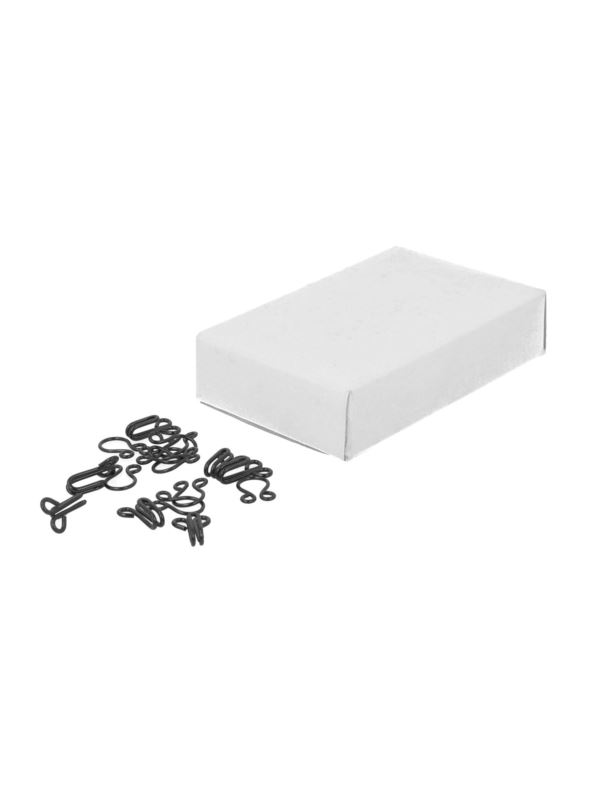 Haftki metalowe KOH-I-NOOR 1 - 14 mm - czarne - 100szt./opak.