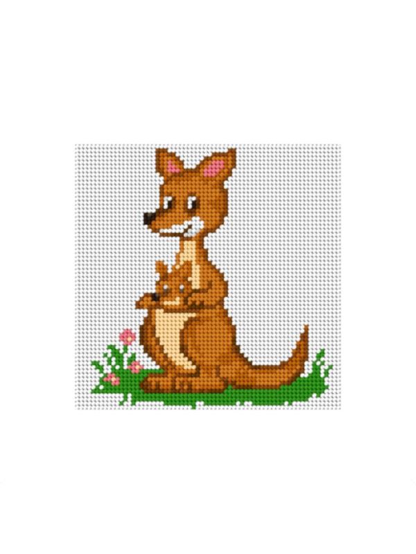 Kanwa z nadrukiem ARIADNA - 15x15 cm - 1067