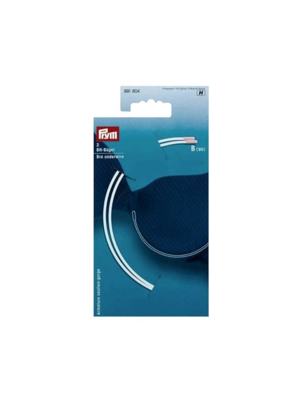Fiszbiny do biustonoszy PRYM - B-90 - białe - 991804 - 2szt./opak.