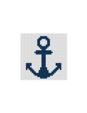 Kanwa z nadrukiem ARIADNA - 8x8 cm - 0106