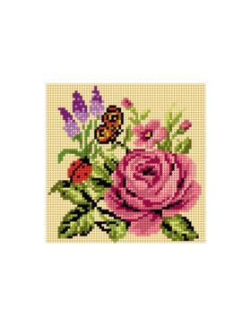 Kanwa z nadrukiem ARIADNA - 15x15 cm - 1017