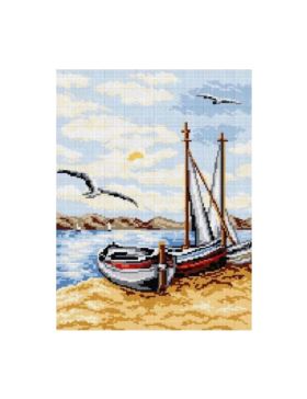 Kanwa z nadrukiem ARIADNA - 30x40 cm - 8009