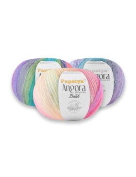 Włóczka - Papatya - Angora Batik - 0,6kg/opak.