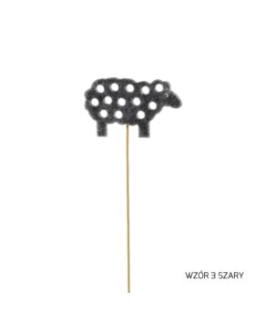 Ozdoba wielkanocna z filcu na piku - ok.90 mm