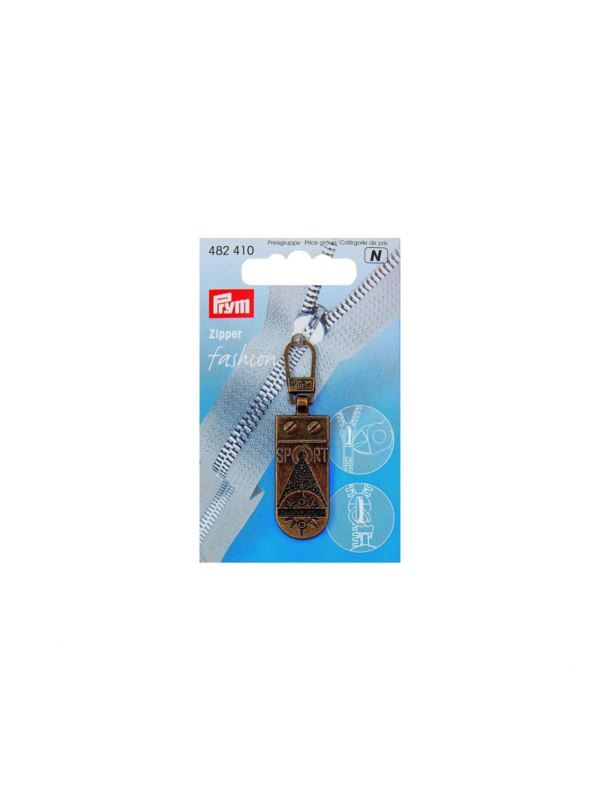 Zawieszka do suwadła PRYM - Sport - stary mosiądz - 482410