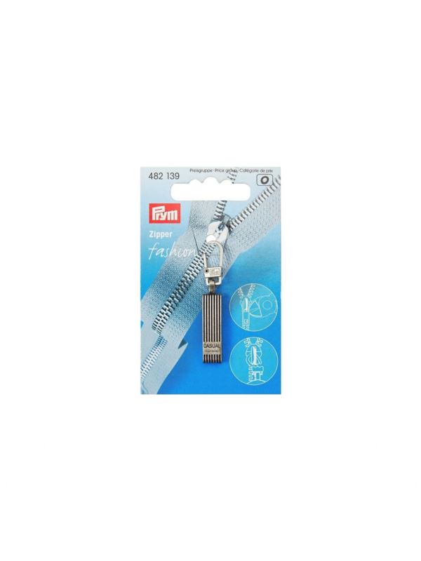 Zawieszka do suwadła PRYM - Casual - srebrna - 482139