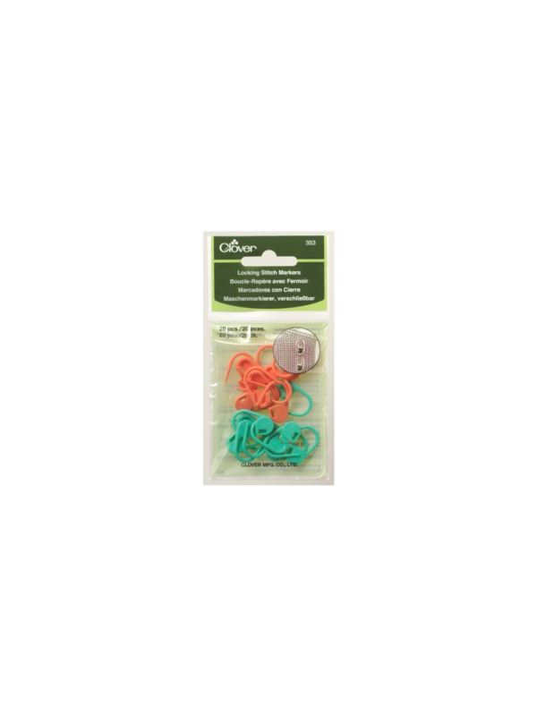 Znaczniki oczek CLOVER - agrafka - 353 - 20szt./opak.