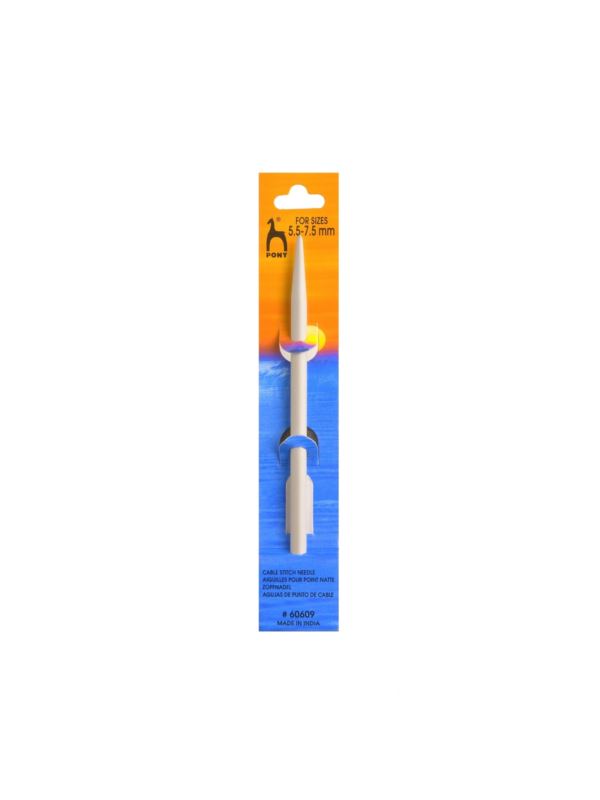 Drut do warkoczy aluminiowy PONY - prosty - 5,50-7,50 mm - 60609