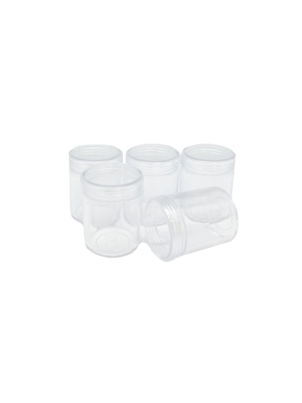 Pudełko zakręcane plastikowe - 48x39 mm - 5szt./opak.