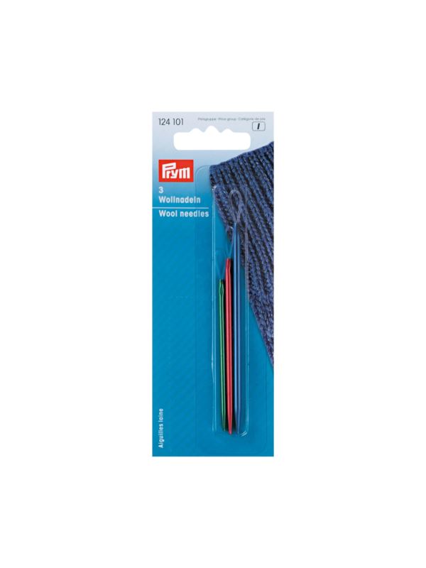 Zestaw igieł do wełny PRYM - aluminiowe - 124101 - 3szt./opak.