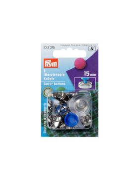 Guziki/foremki do obciągania PRYM - 15 mm - 323215 - 6szt./opak.