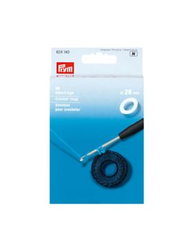 Kółka do obrabiania szydełkiem PRYM - 26 mm - 624140 - 96szt./opak.