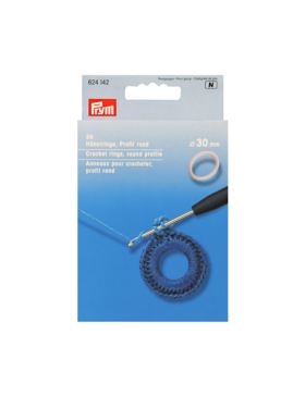 Kółka do obrabiania szydełkiem PRYM - 30 mm - 624142 - 30szt./opak.