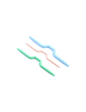 Druty do warkoczy plastikowe SKC - J-089 - 5x3szt./opak.