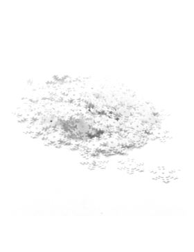 Cekiny ozdobne - płatki śniegu - 19-20 mm - 0,5kg/opak.