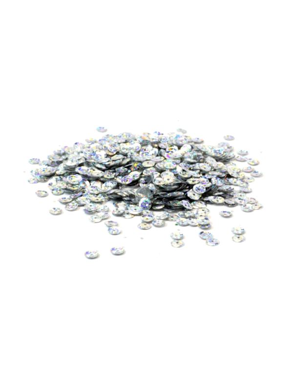 Cekiny łamane metalizowane laserowe - 6 mm - 0,5kg/opak.