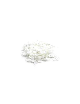 Cekiny łamane - 6 mm - białe - 0,5kg/opak.
