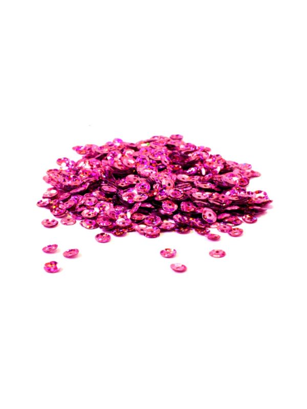 Cekiny łamane metalizowane laserowe - 6 mm - 0,5kg/opak.