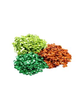 Cekiny łamane metalizowane - 6 mm - 0,5kg/opak.