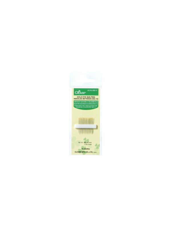Igły do ręcznego pikowania CLOVER - rozm.10 - 496/10 - 15szt./opak.
