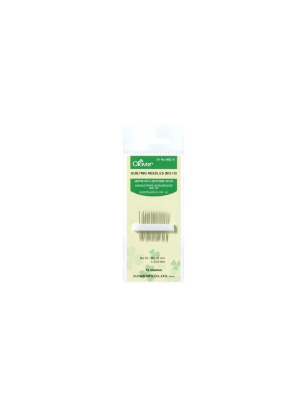 Igły do ręcznego pikowania CLOVER - rozm.10 - 468/10 - 15szt./opak.