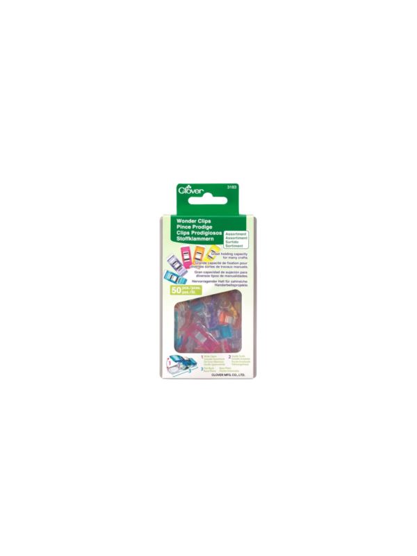 Klipsy do tkanin CLOVER - 3183 - 50szt./opak.