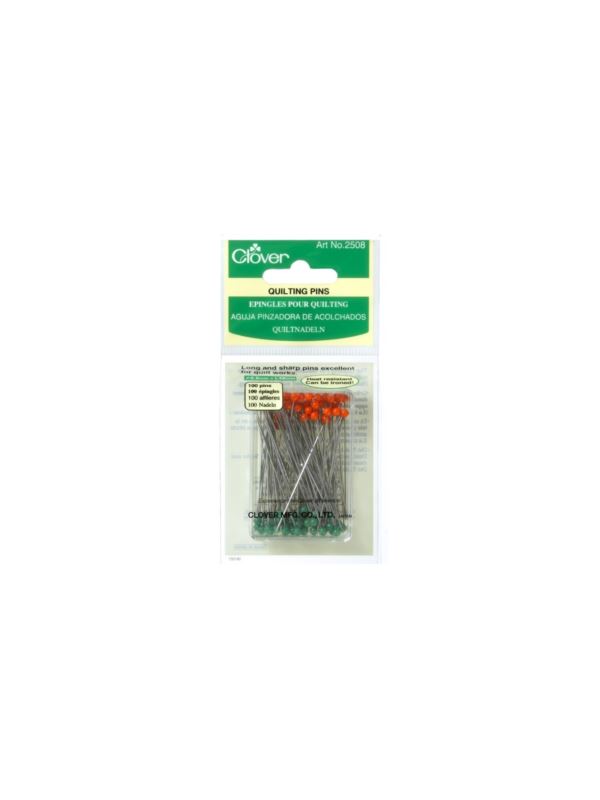 Szpilki do quiltingu CLOVER - 2508 - 100szt./opak.