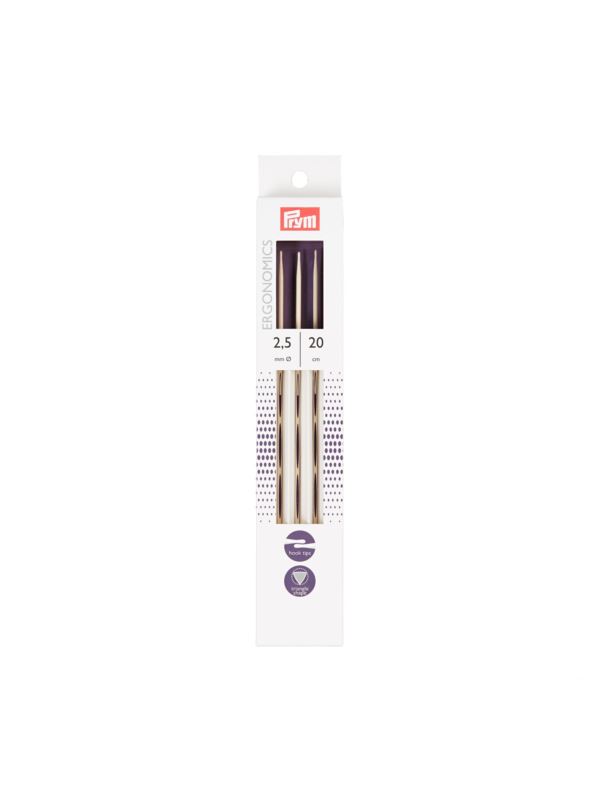 Druty do skarpet ergonomiczne PRYM - 20 cm - 5szt./opak.