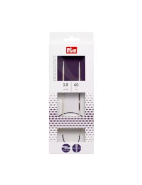 Druty na żyłce ergonomiczne PRYM - 60 cm