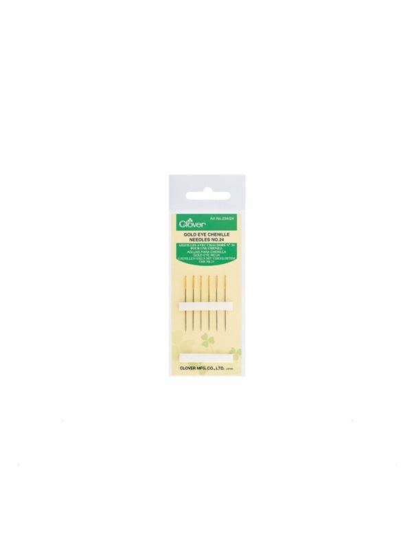 Igły ręczne do haftu z czubkiem CLOVER - rozm.24 - 234/24 - 6szt./opak.